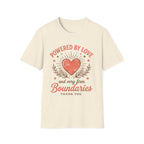 "Powered by Love" Heart & Boundaries Graphic T-shirt