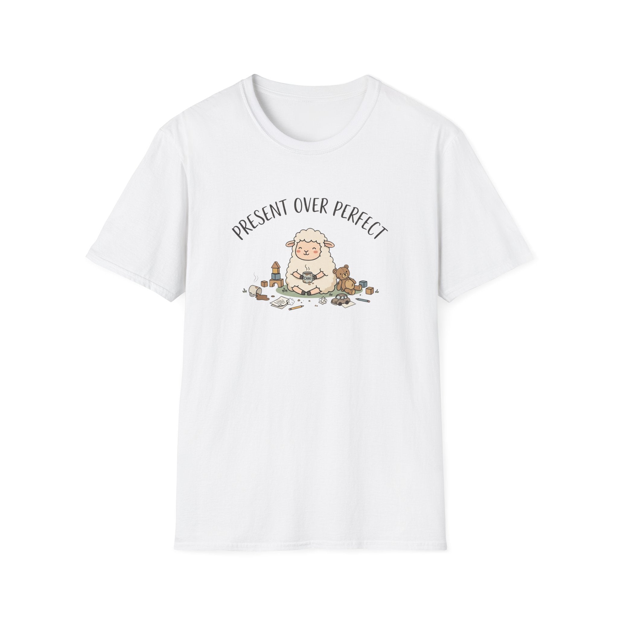 Sheep 'Present Over Perfect' T‑Shirt
