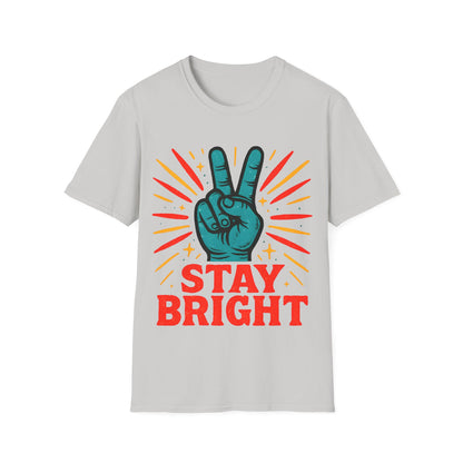 Stay Bright Peace Sign T-Shirt