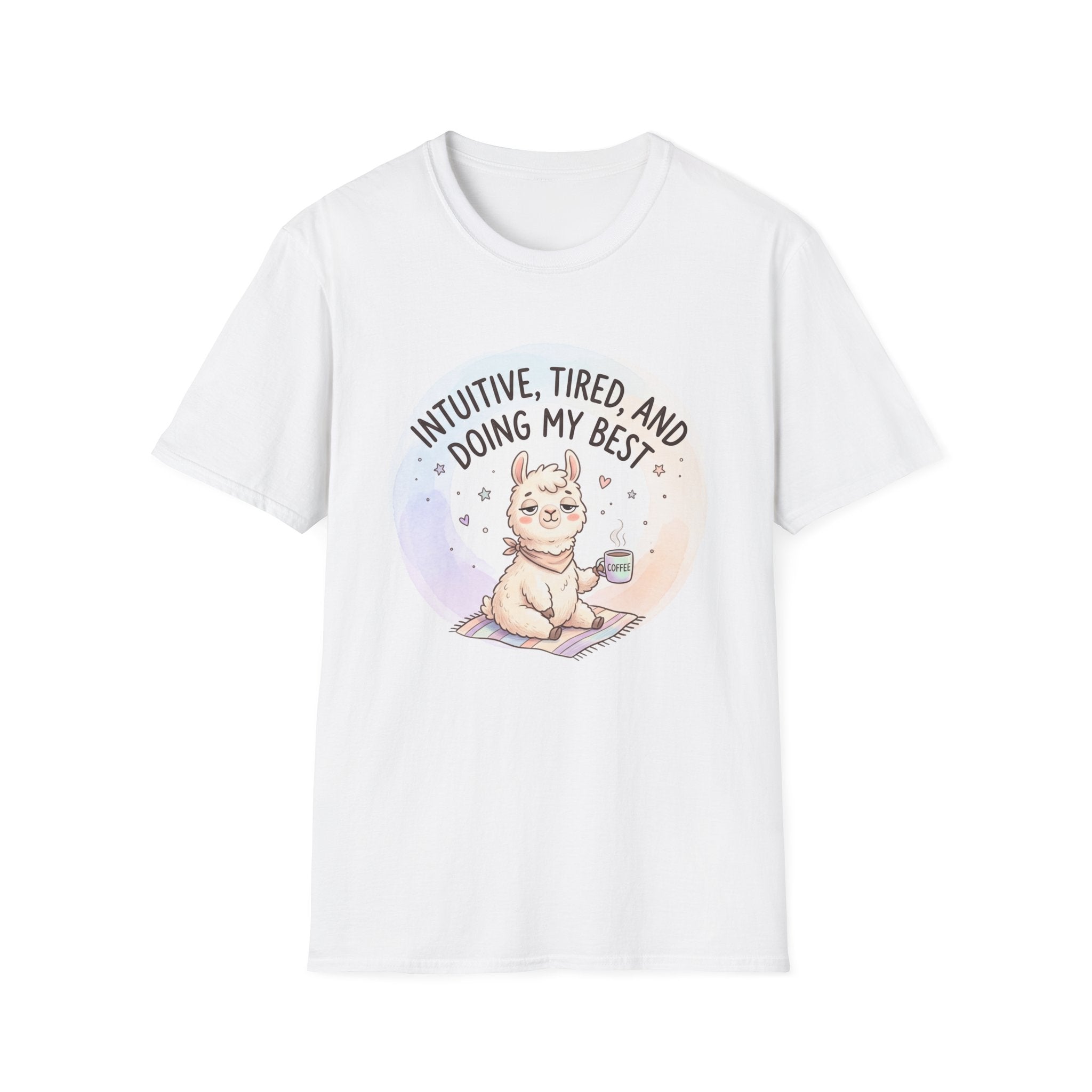 Intuitive, Tired, and Doing My Best Llama T-Shirt