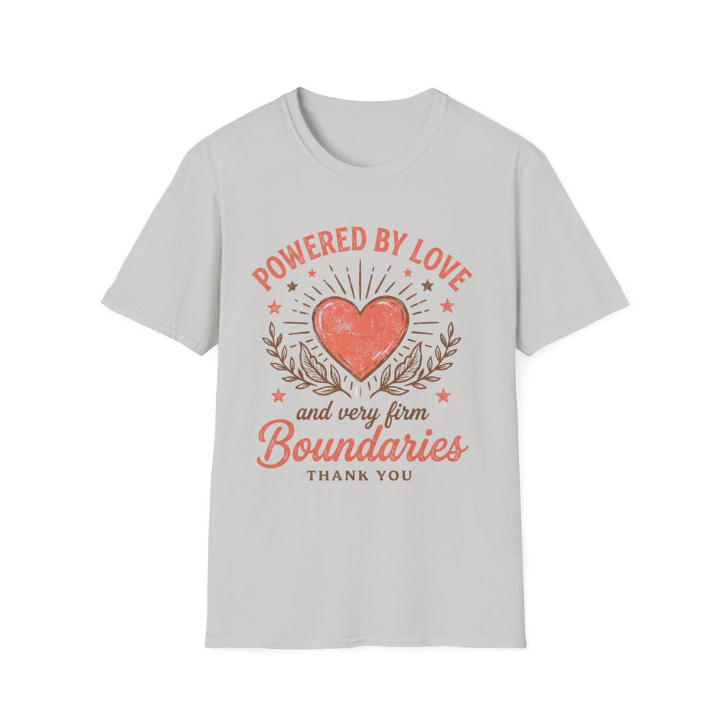 "Powered by Love" Heart & Boundaries Graphic T-shirt