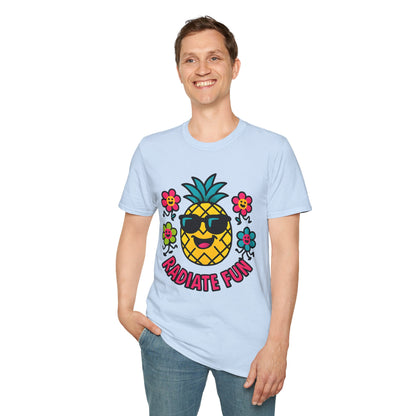 Pineapple Radiate Fun T-Shirt