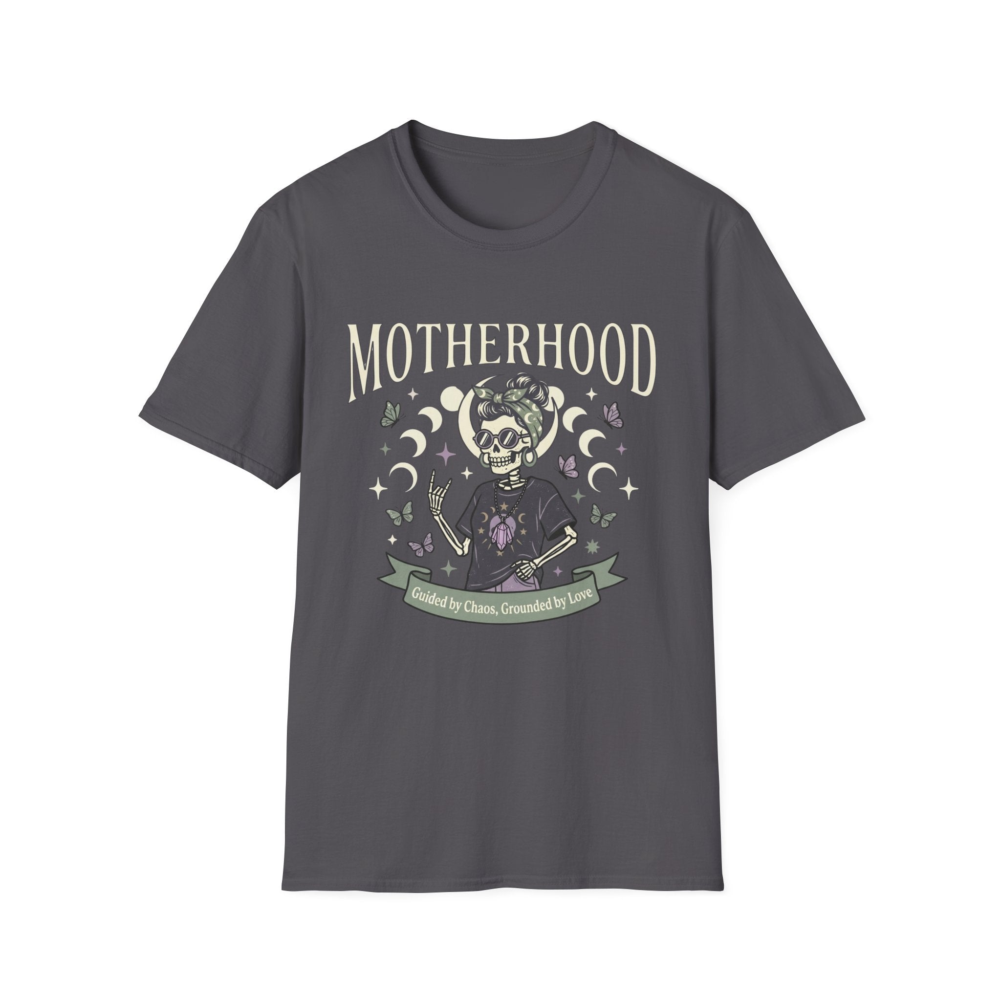 Gothic Mom with Moon Phases T-shirt