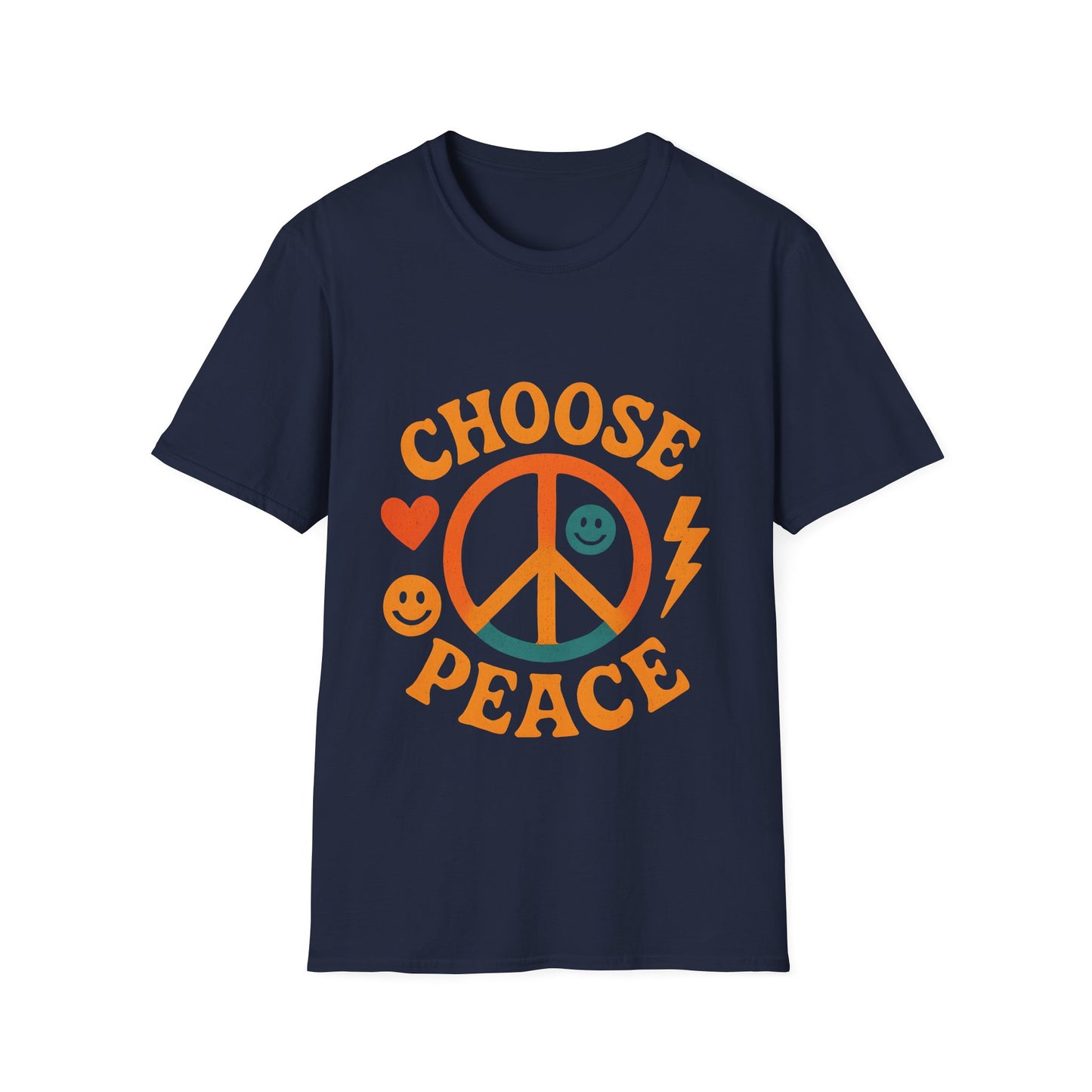 Choose Peace Retro Peace Sign T-Shirt