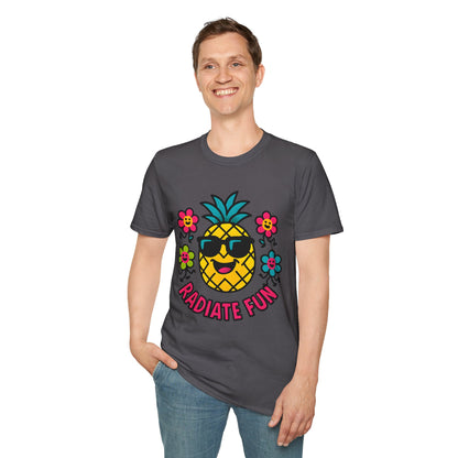 Pineapple Radiate Fun T-Shirt