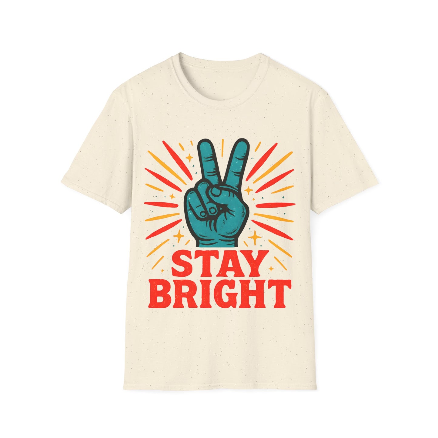 Stay Bright Peace Sign T-Shirt