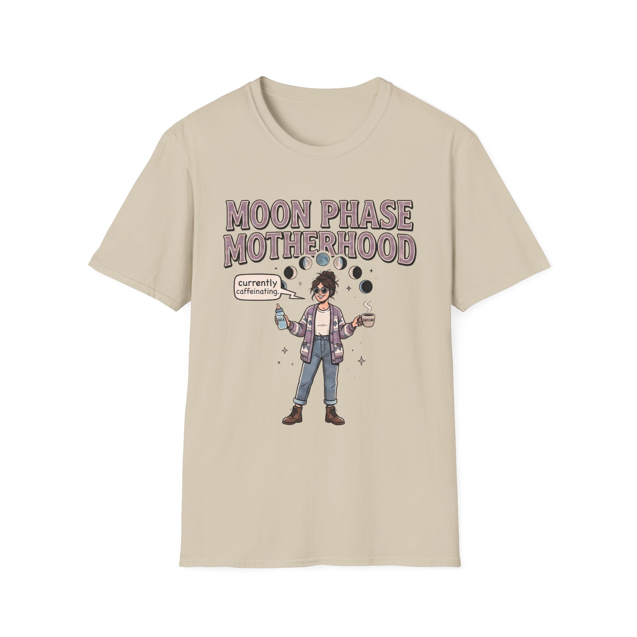 Moon Phase Motherhood T-Shirt