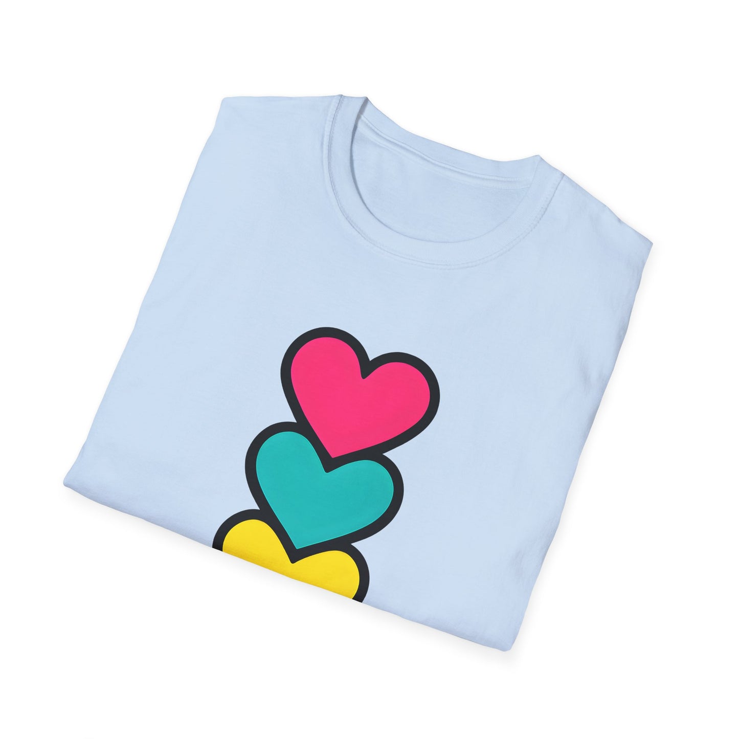 Colorful Love Heart T-Shirt