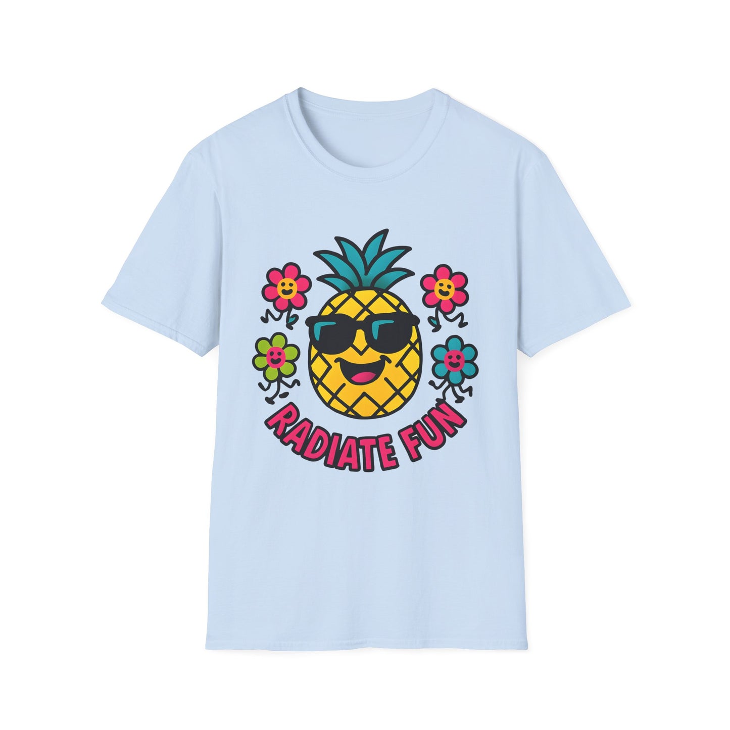 Pineapple Radiate Fun T-Shirt