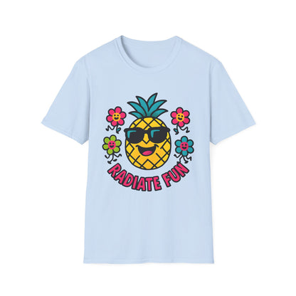 Pineapple Radiate Fun T-Shirt