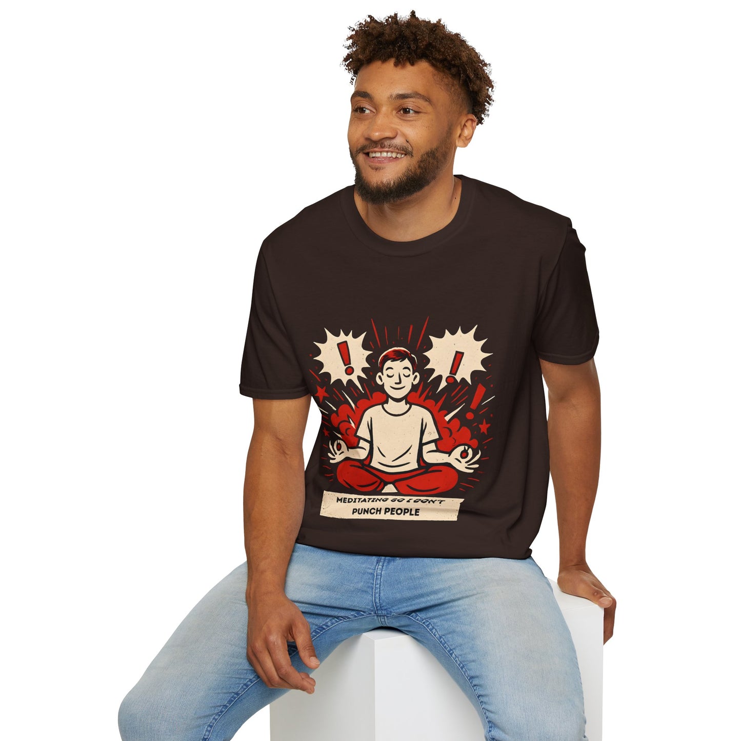 Meditating So I Don't Punch People T-Shirt