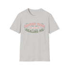 "Raising Them, Healing Me" Pastel Retro Mom T-shirt