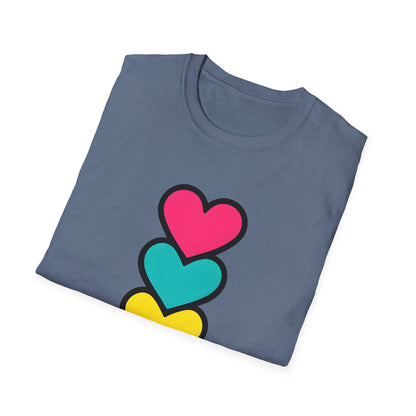 Colorful Love Heart T-Shirt