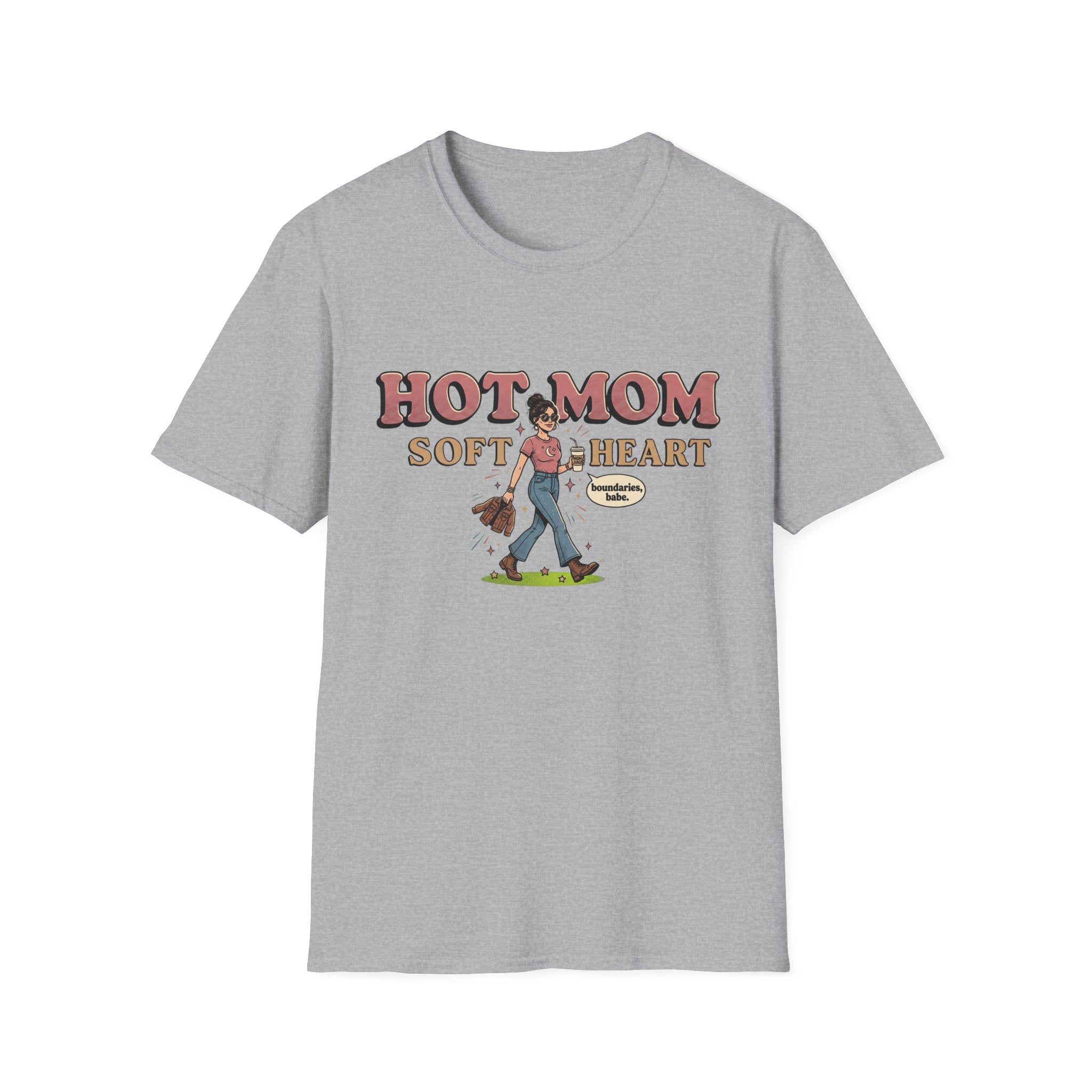 Hot Mom Soft Heart T-Shirt