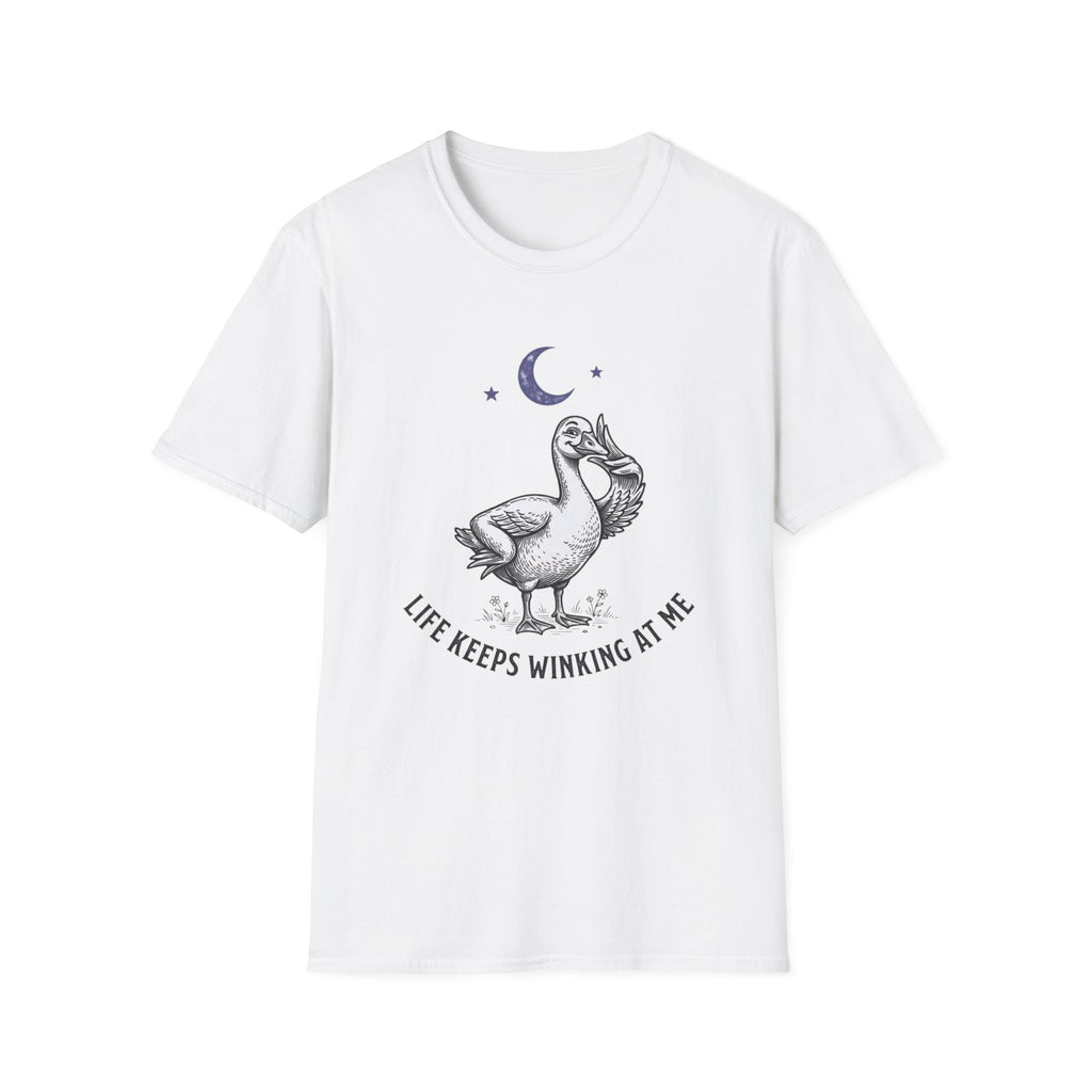 Duck Winking at Moon T-Shirt