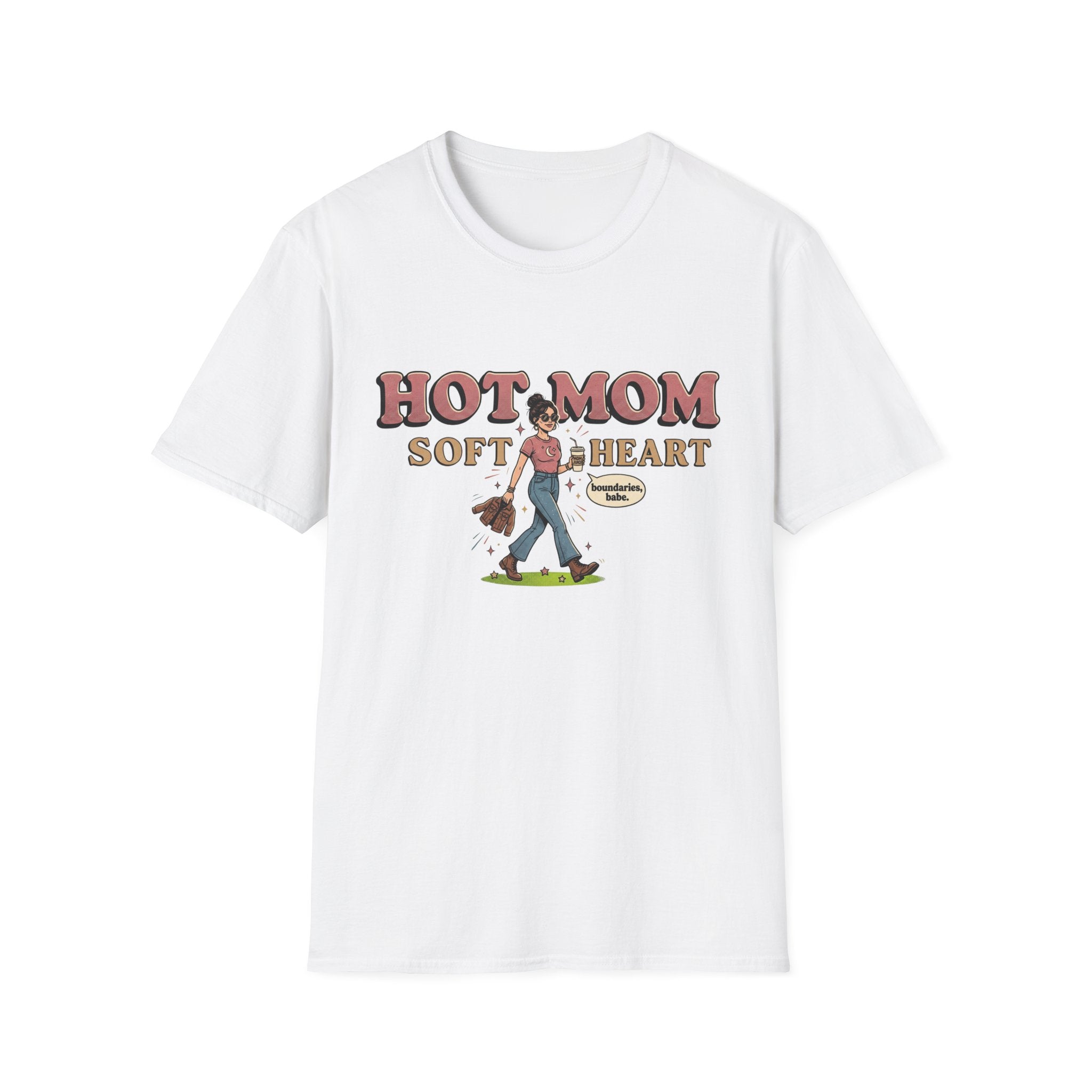 Hot Mom Soft Heart T-Shirt