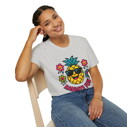 Pineapple Radiate Fun T-Shirt
