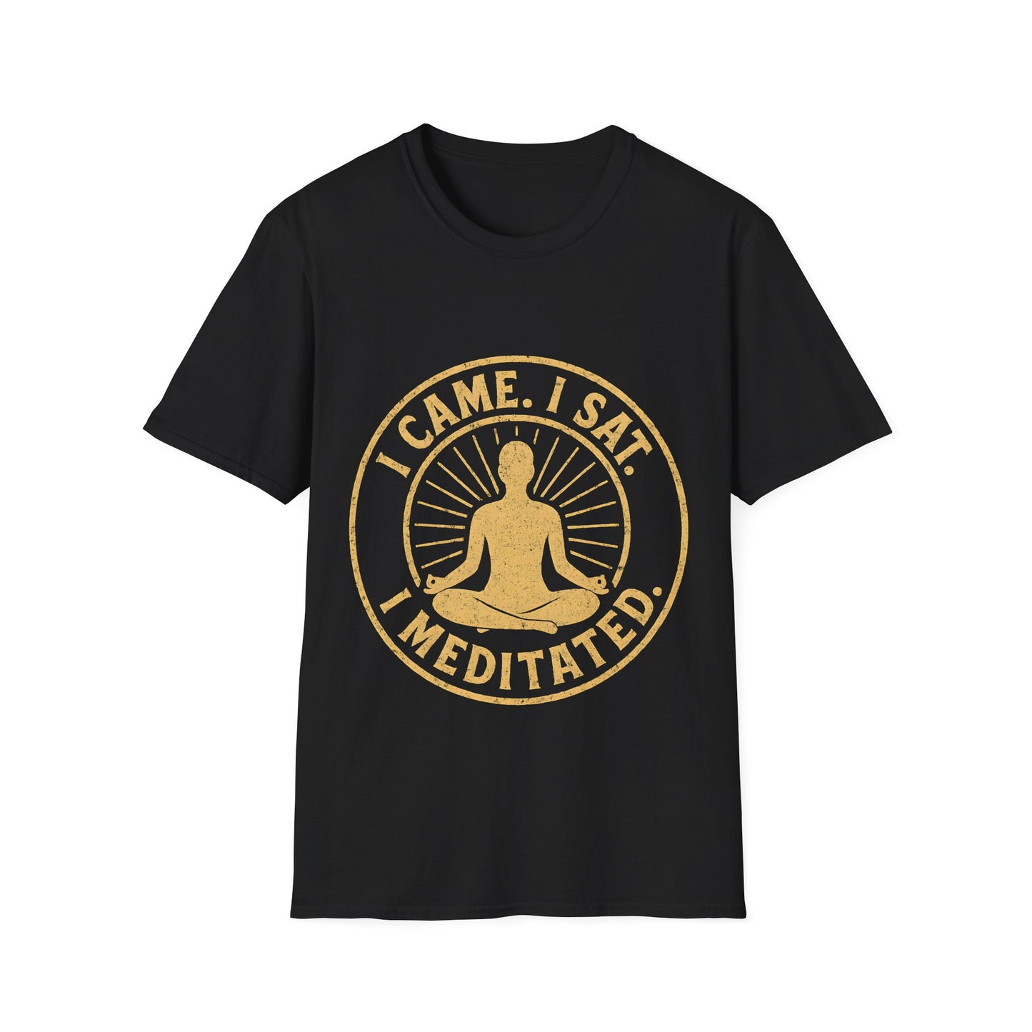 I Came I Sat I Meditated T-Shirt