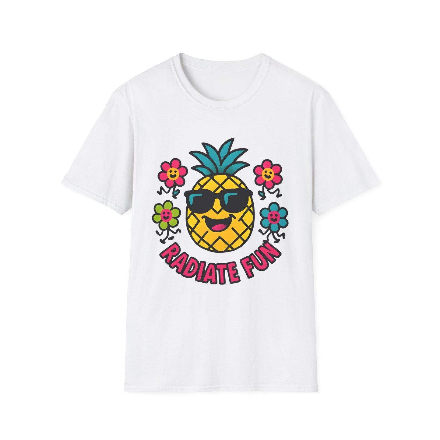 Pineapple Radiate Fun T-Shirt
