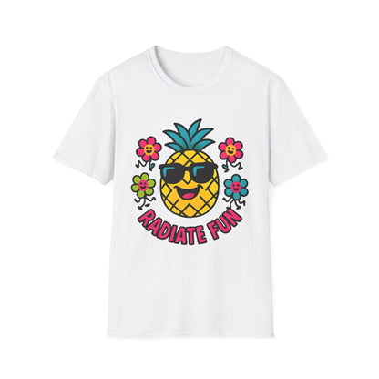 Pineapple Radiate Fun T-Shirt
