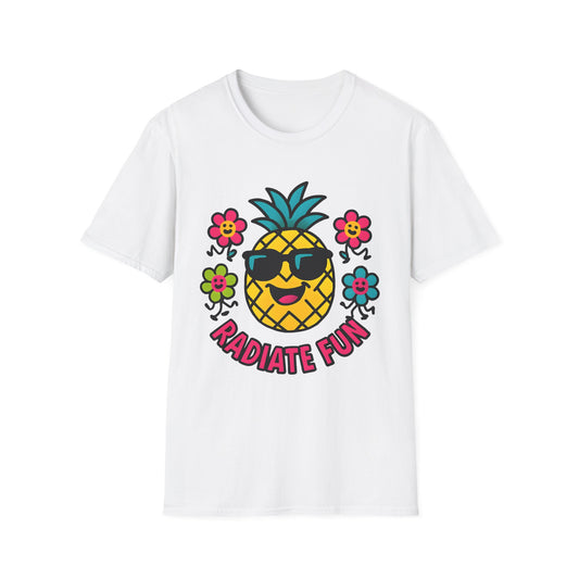 Pineapple Radiate Fun T-Shirt