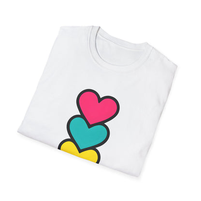 Colorful Love Heart T-Shirt