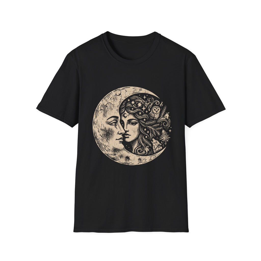 Moon Face Graphic T-Shirt