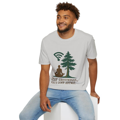 WiFi's Down Anyway' Yoga Nature Tee