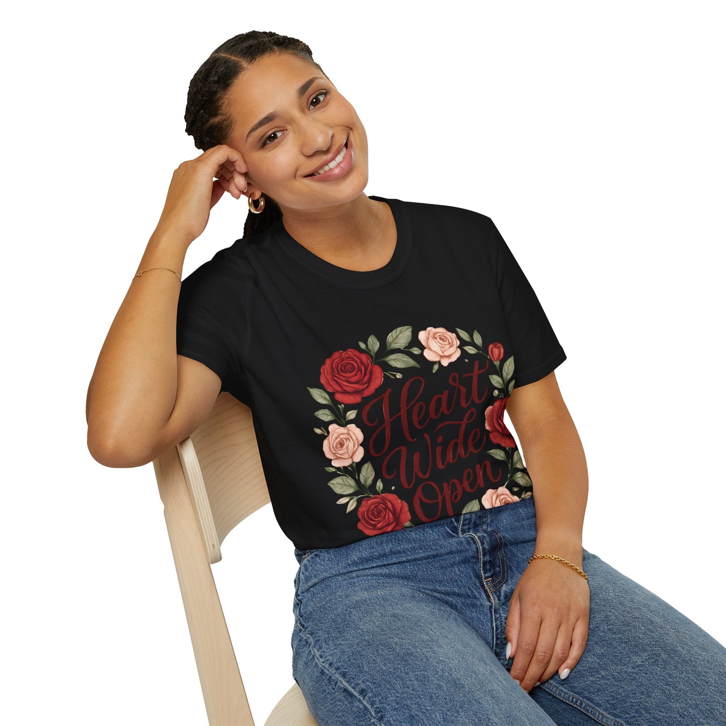 Heart Wide Open Floral T-Shirt