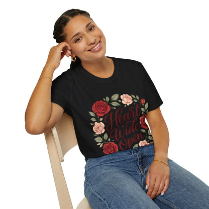 Heart Wide Open Floral T-Shirt
