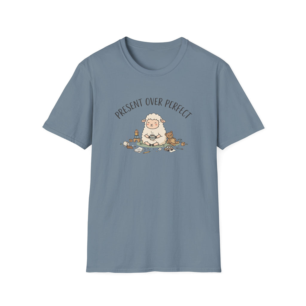 Sheep 'Present Over Perfect' T‑Shirt