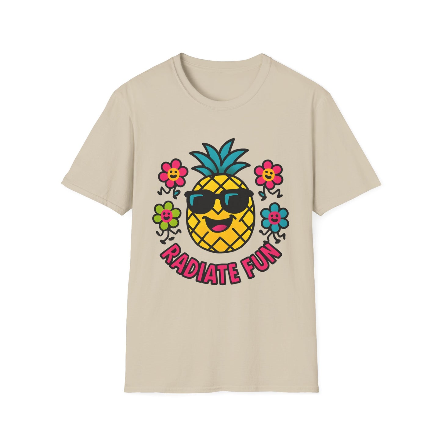 Pineapple Radiate Fun T-Shirt