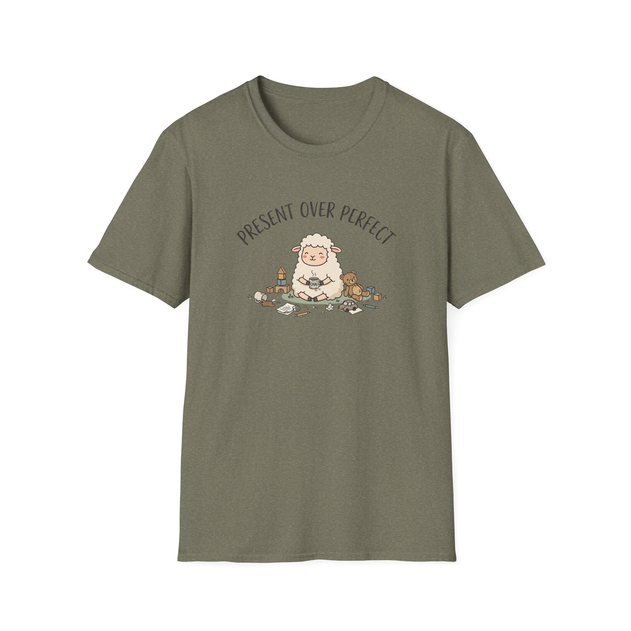 Sheep 'Present Over Perfect' T‑Shirt