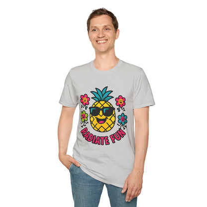 Pineapple Radiate Fun T-Shirt