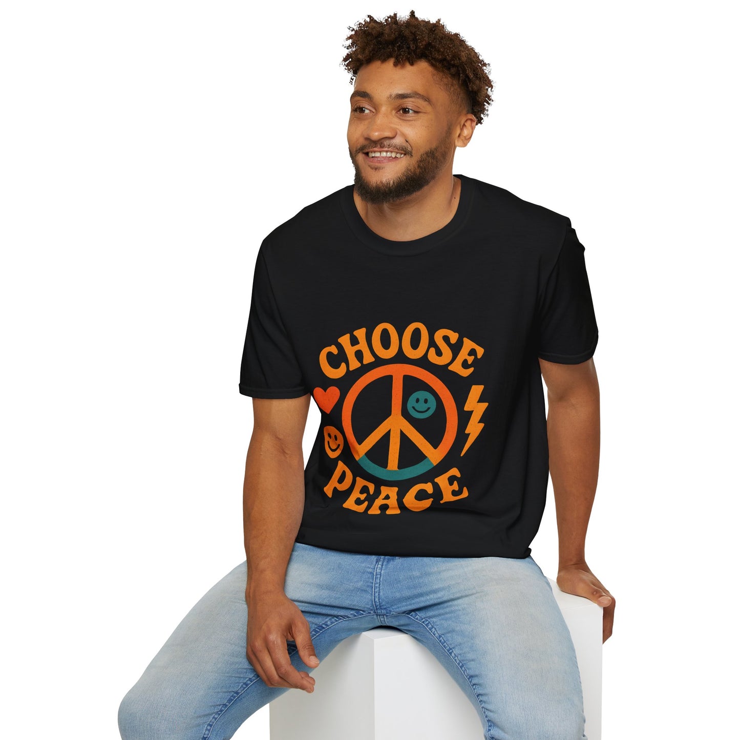 Choose Peace Retro Peace Sign T-Shirt