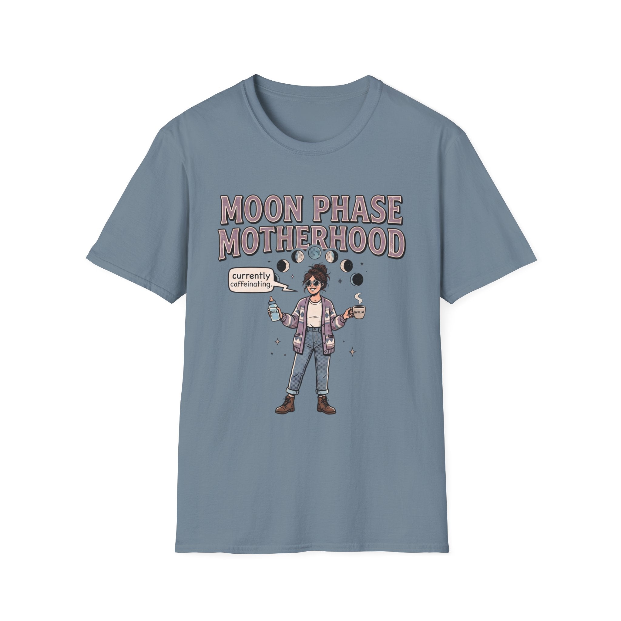Moon Phase Motherhood T-Shirt