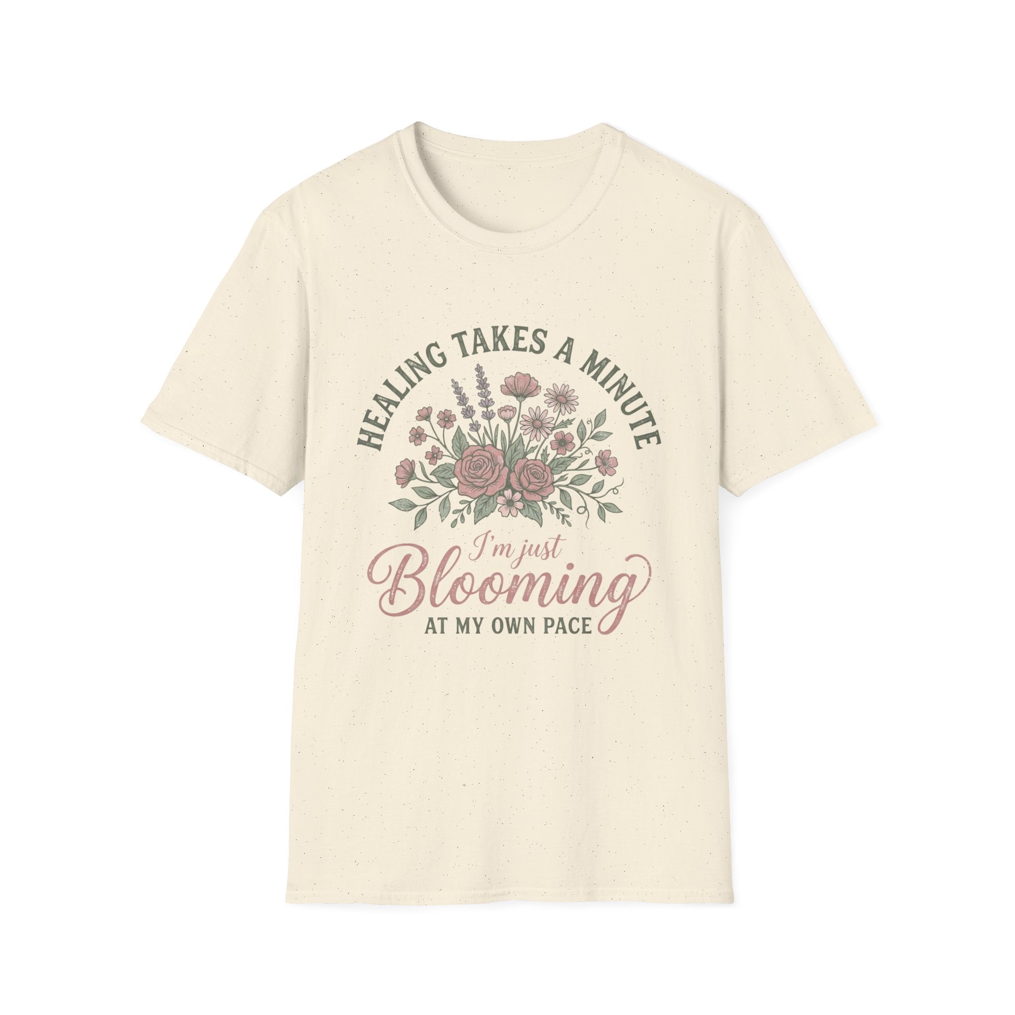 Healing Takes a Minute Floral T-Shirt