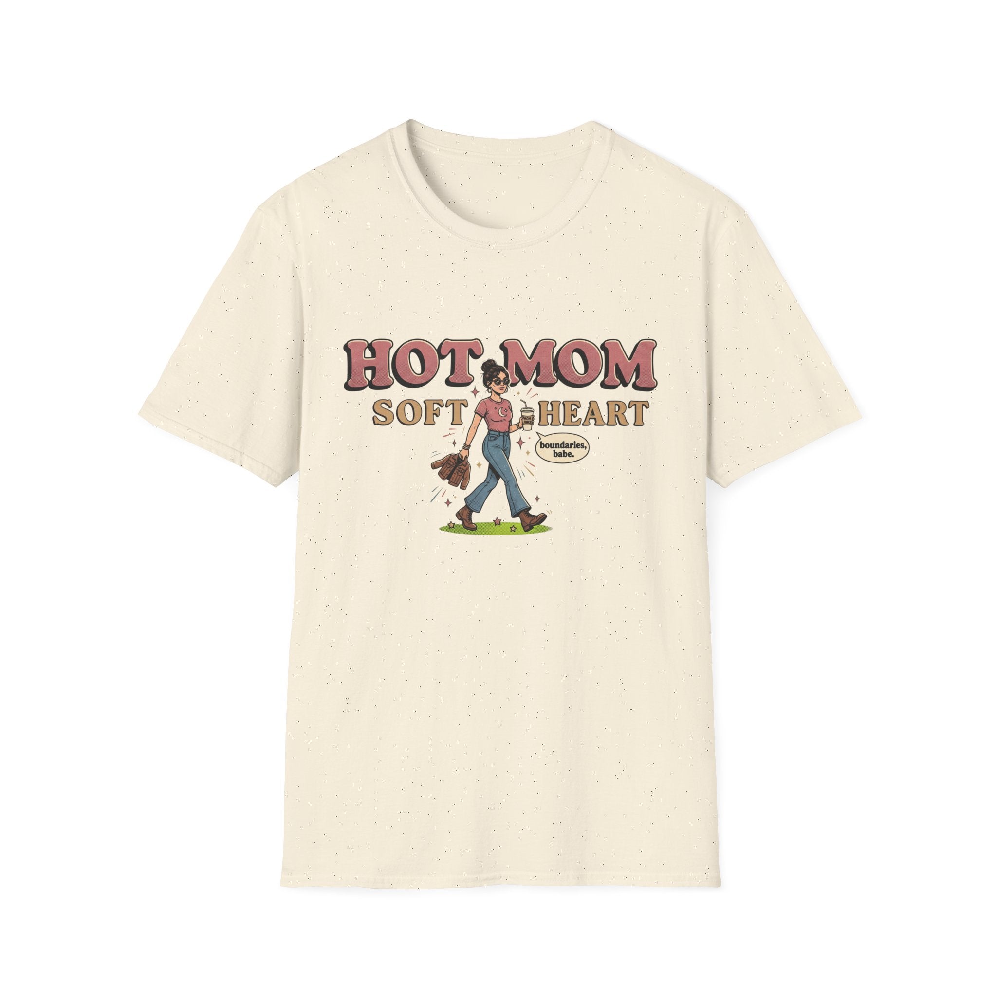 Hot Mom Soft Heart T-Shirt