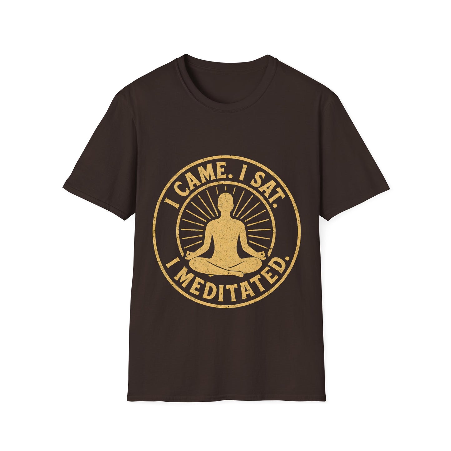 I Came I Sat I Meditated T-Shirt