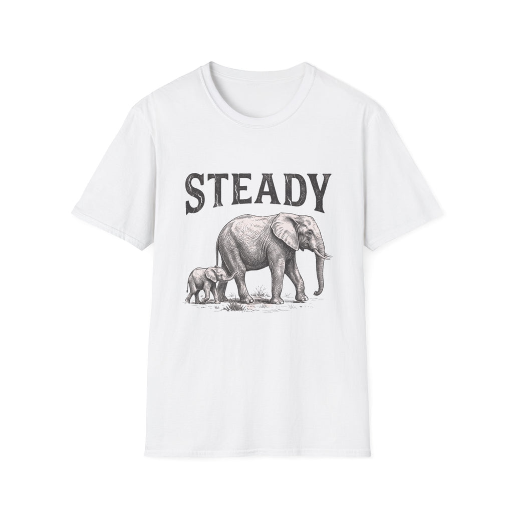 Steady Elephant Graphic T‑Shirt