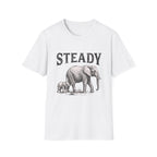 Steady Elephant Graphic T‑Shirt