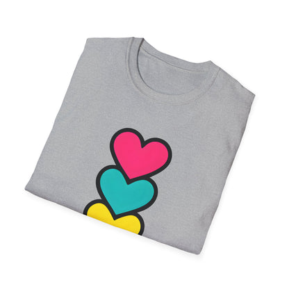 Colorful Love Heart T-Shirt
