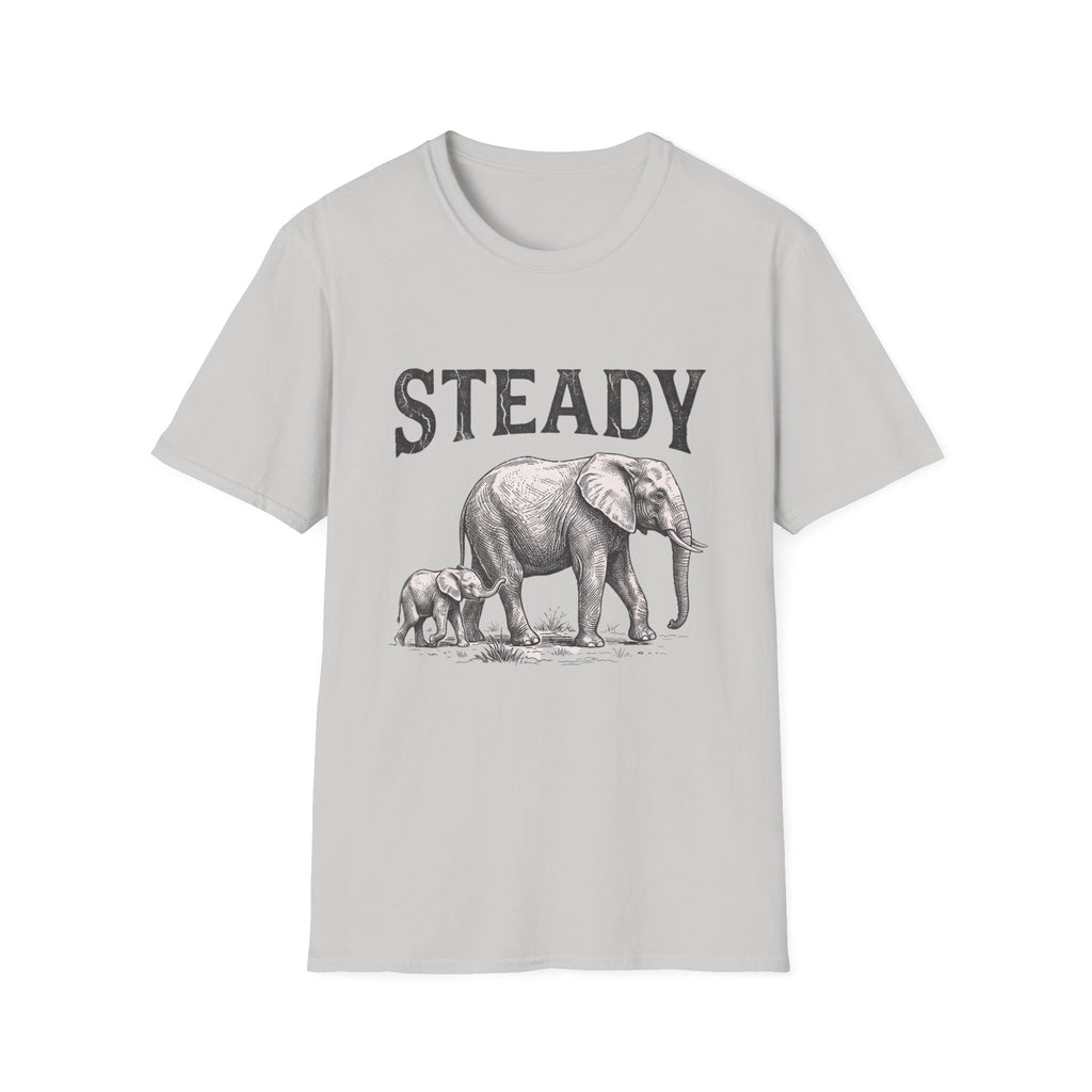 Steady Elephant Graphic T‑Shirt
