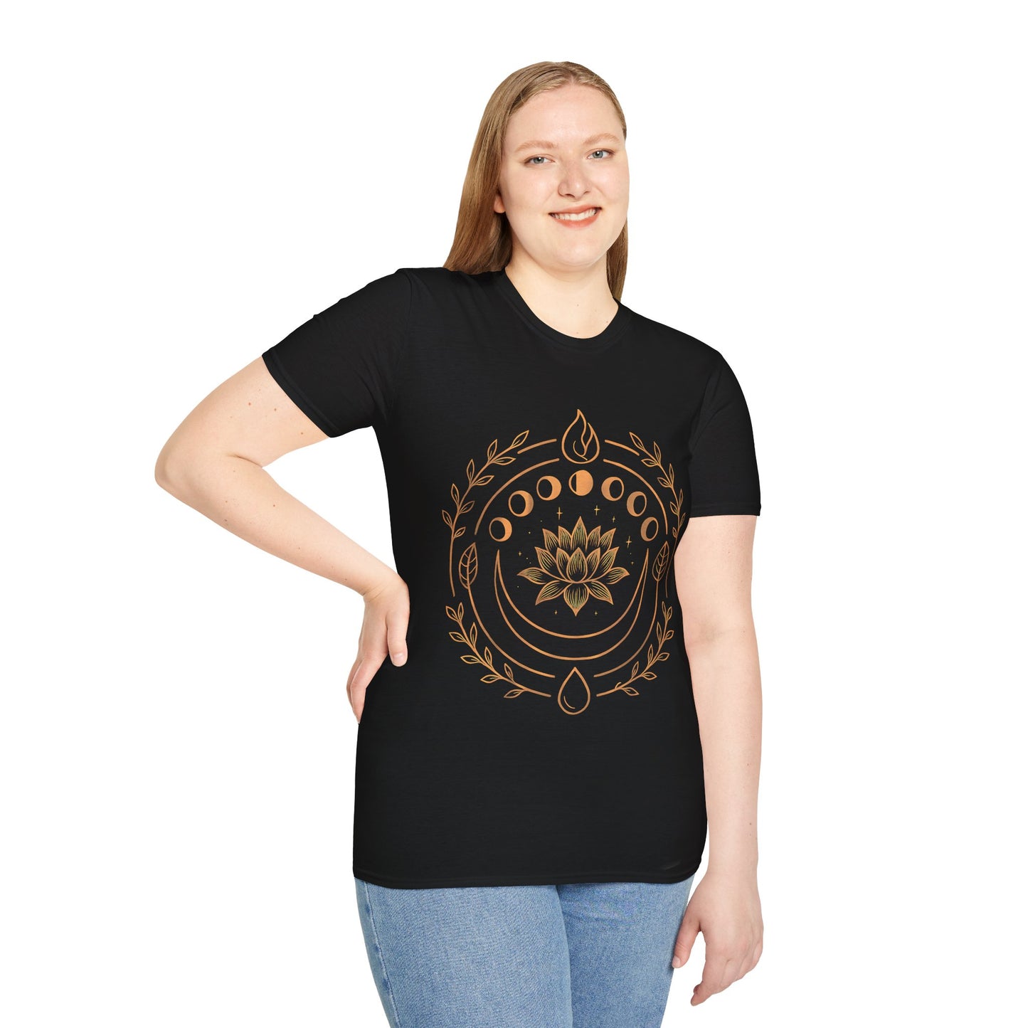 Bohemian Lotus Moon T-Shirt