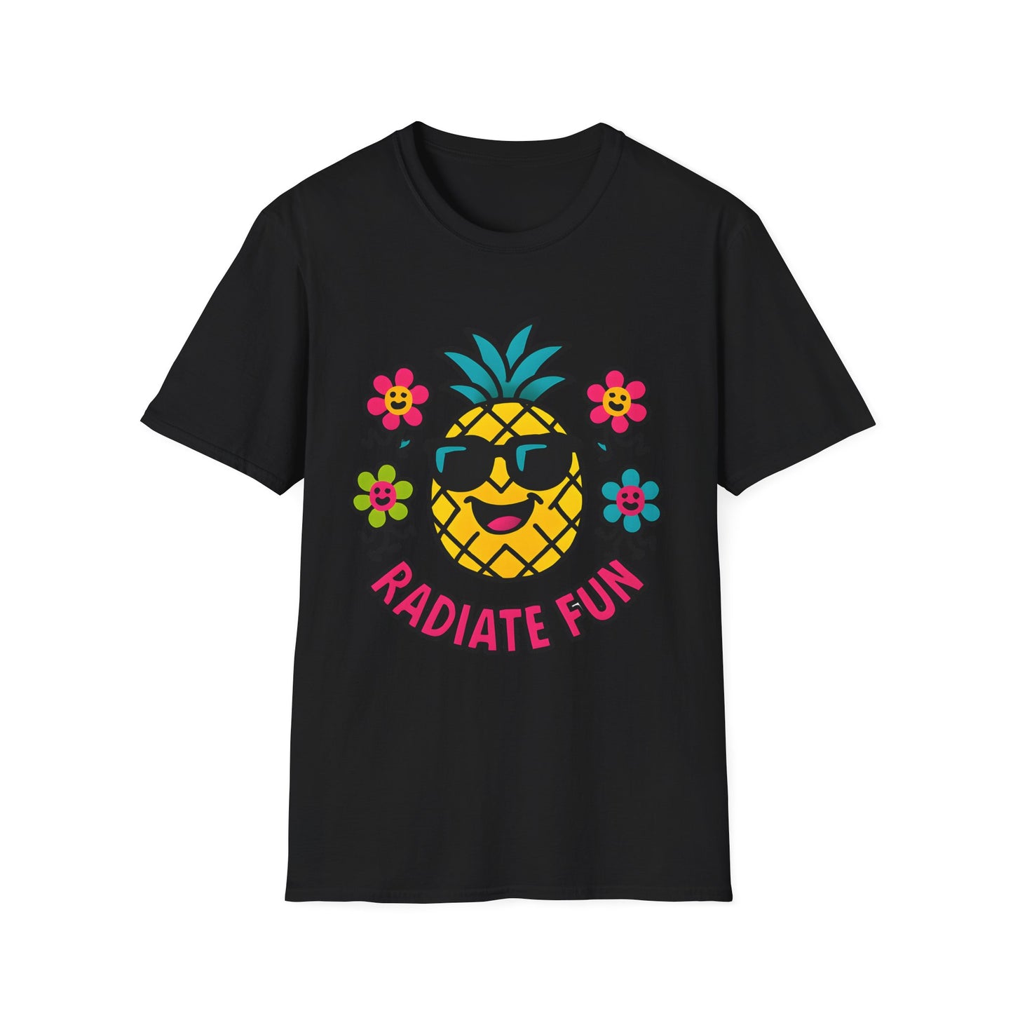 Pineapple Radiate Fun T-Shirt
