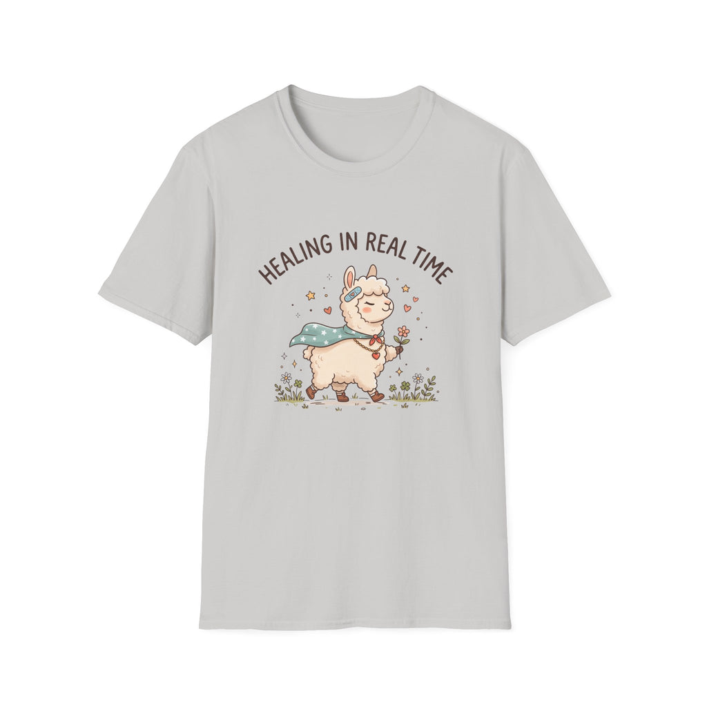 Healing in Real Time Llama T-Shirt