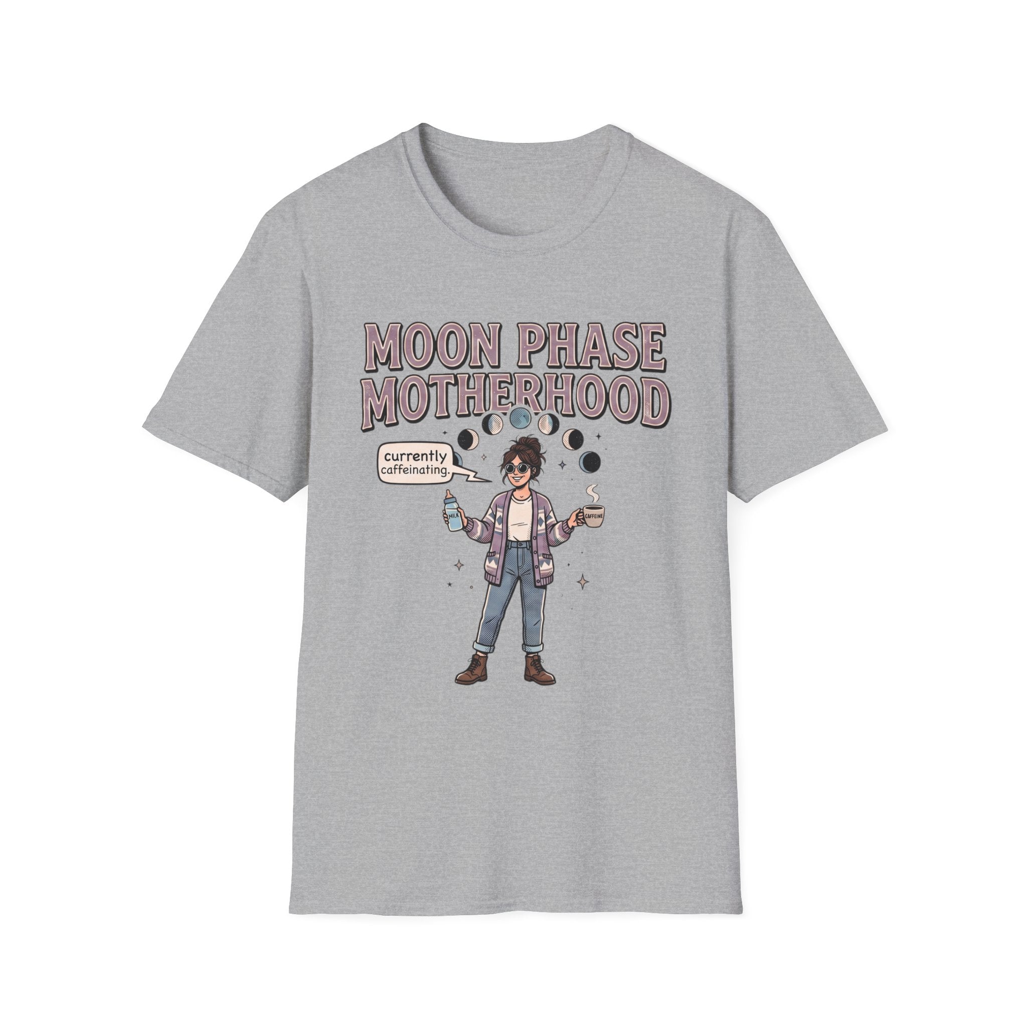 Moon Phase Motherhood T-Shirt