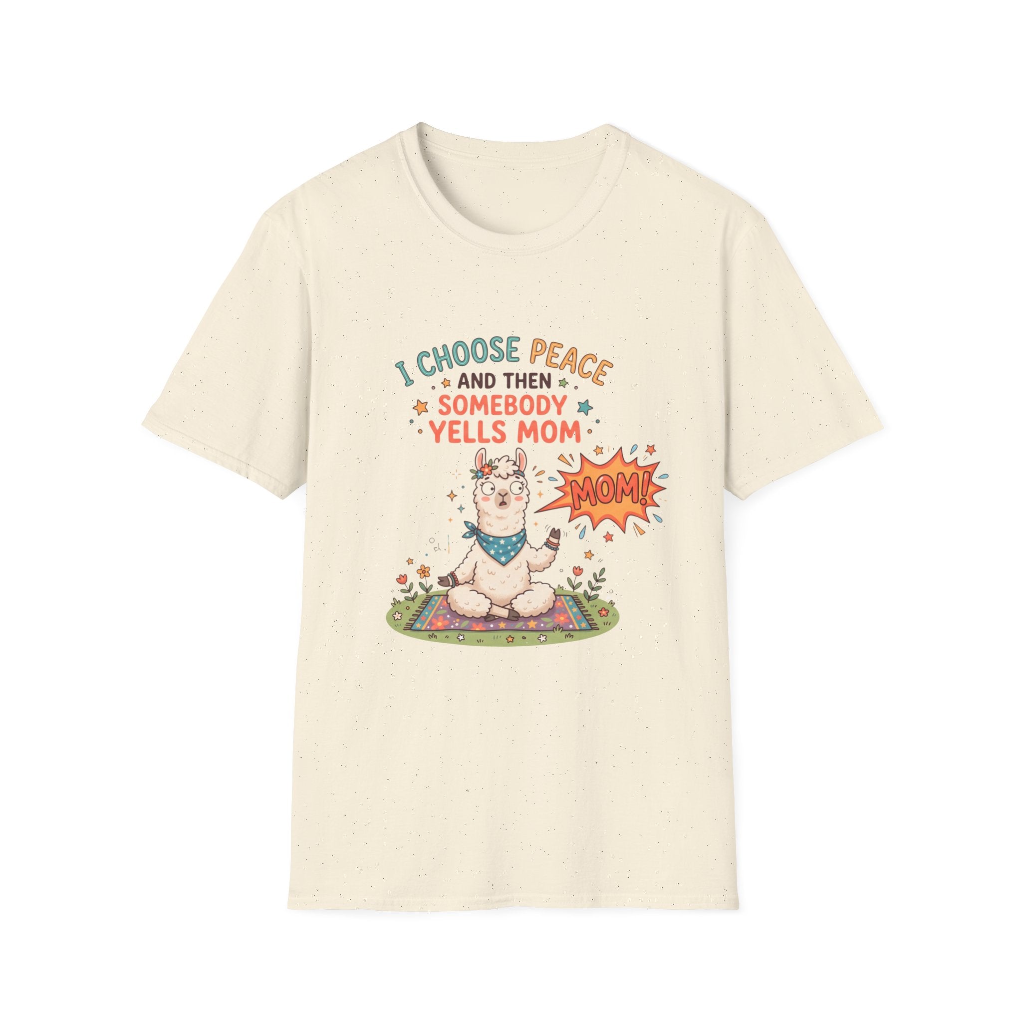 Somebody Yells Mom Llama T-Shirt