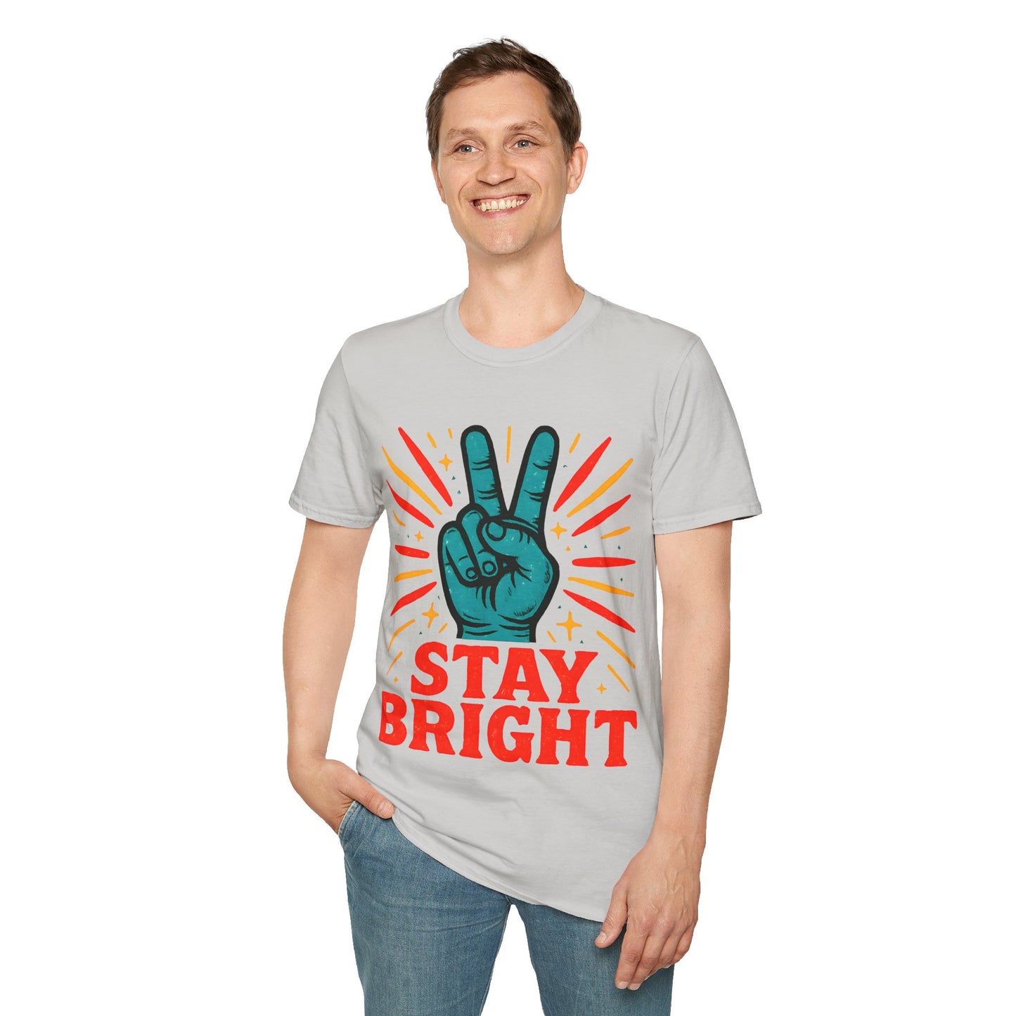Stay Bright Peace Sign T-Shirt