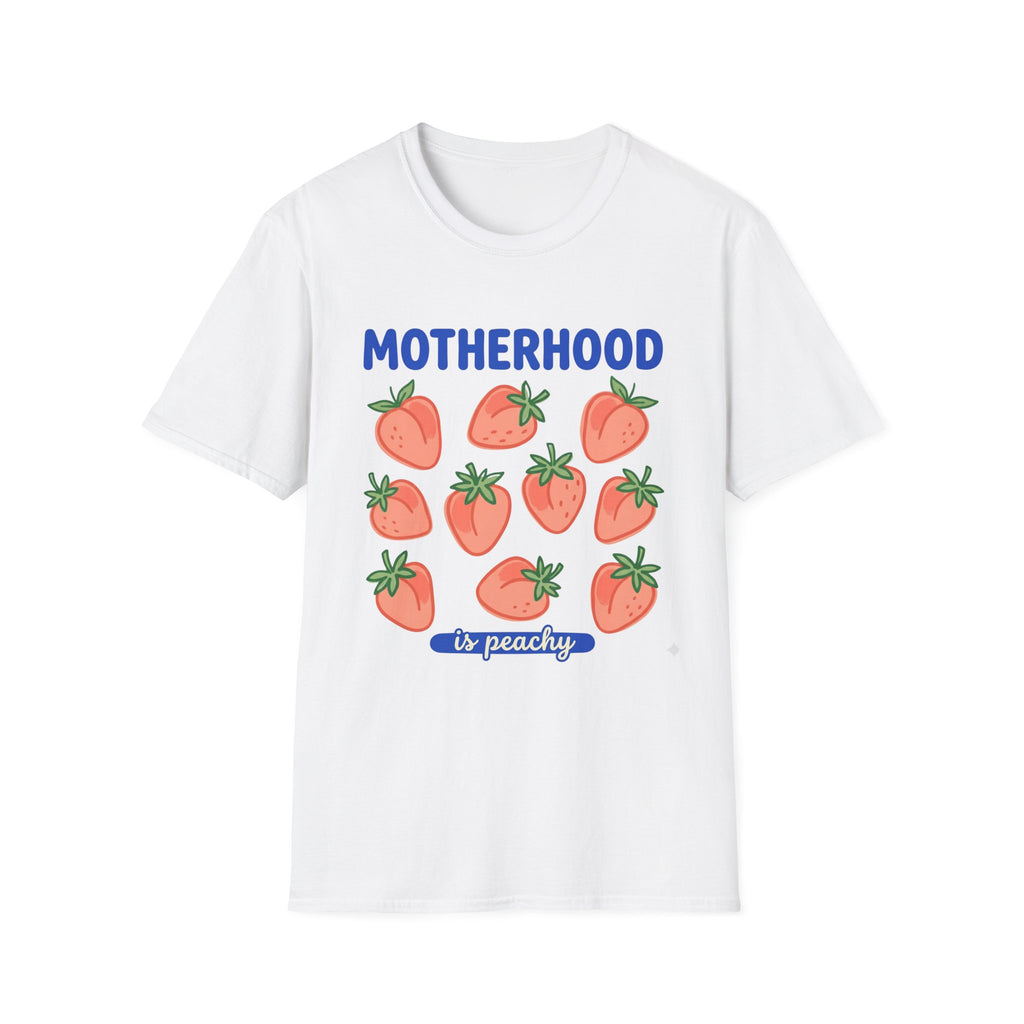 Motherhood Peach Design T-Shirt